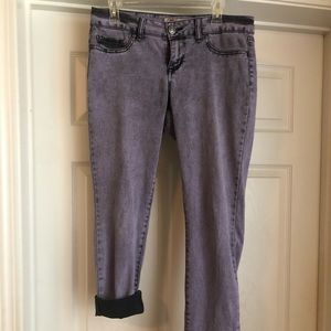 Purple jeans
